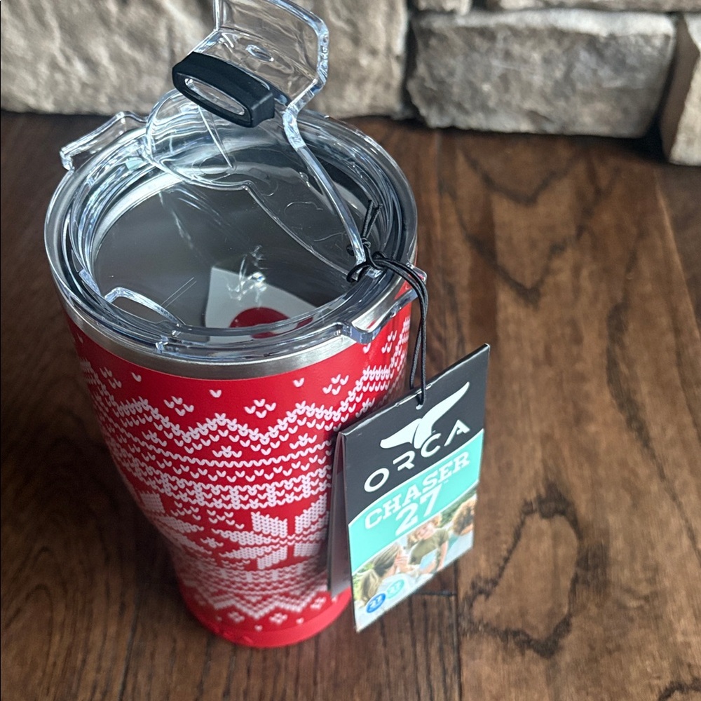 Orca Chaser 27 ounce red sweater mug - Picture 4 of 4